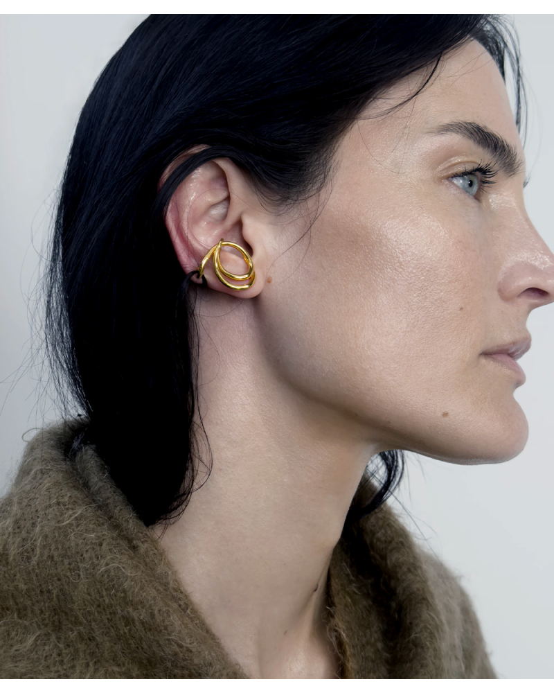 Boucle d'oreille Lasso vermeil