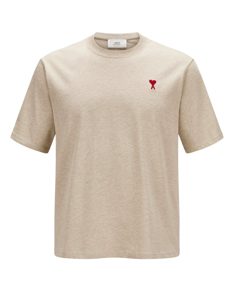Ami Paris ADC T-shirt heather beige