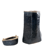 Boite Emaillée bleu