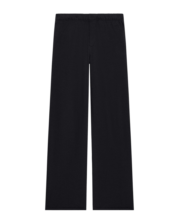 Black Fleece Flared Jogging Trousers Black Fleece Flared Jogging Trousers