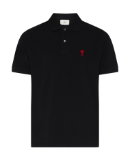Polo ADC en coton noir Polo ADC en coton noir
