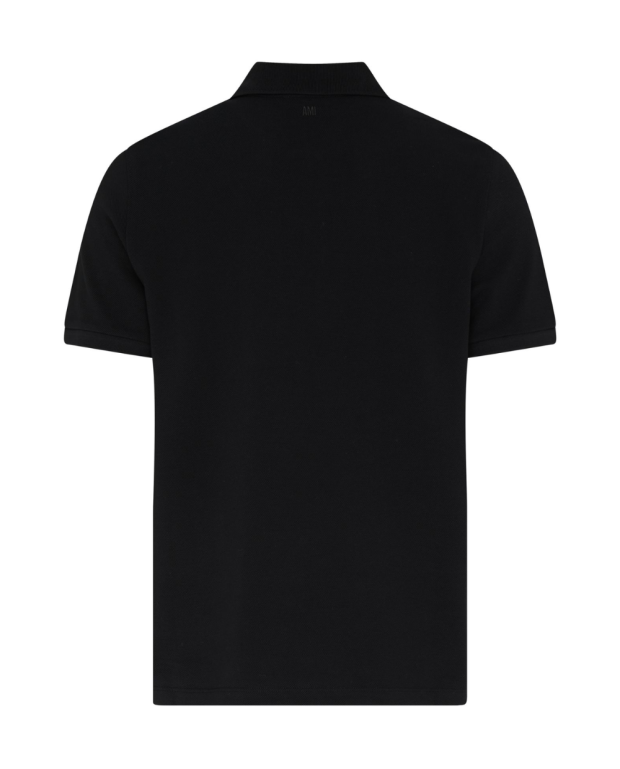 Polo ADC en coton noir Polo ADC en coton noir