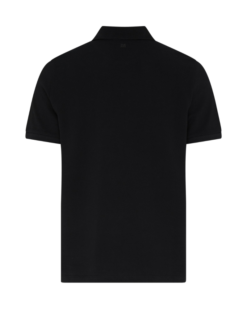 Polo ADC en coton noir Polo ADC en coton noir