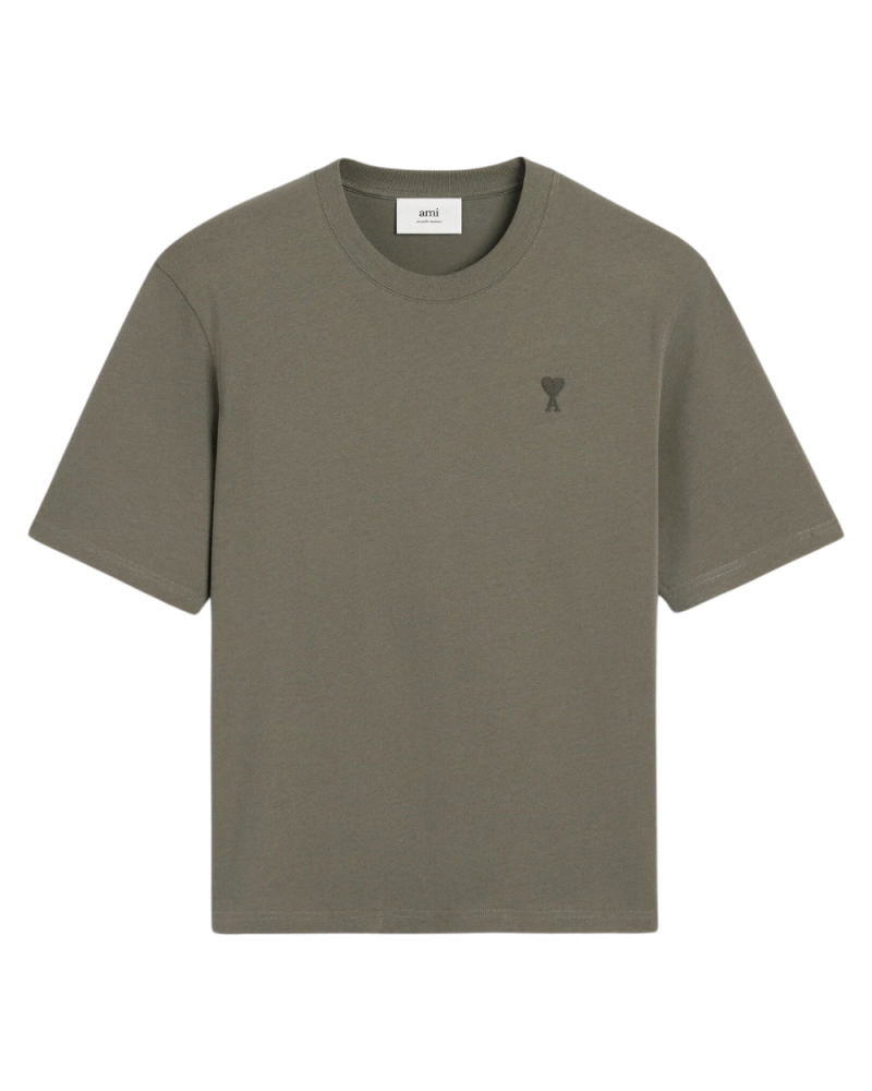 T-shirt ADC en coton ton sur ton gris fumé T-shirt ADC en coton ton sur ton gris fumé