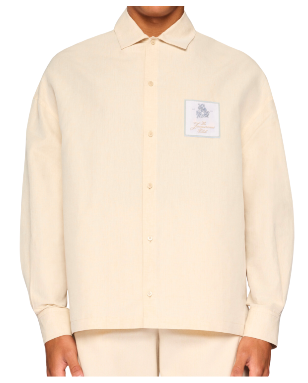 Tシャツ・カットソー JACQUEMUS La Chemise Baseball Short Sleeve Shirt White 255SH Jacquemus La Chemise Baseball short sleeve