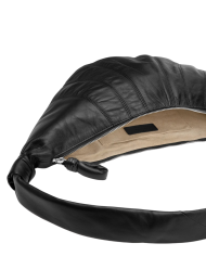 Sac Croissant moyen noir Sac Croissant moyen noir