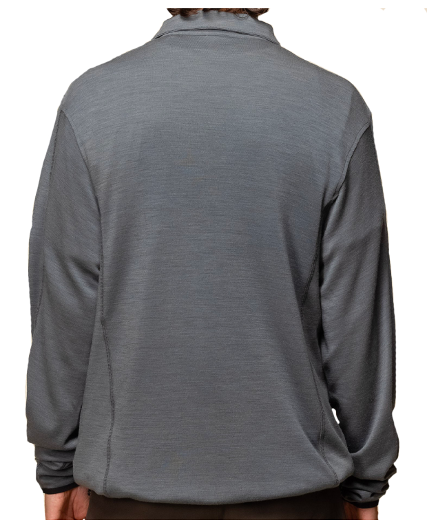 Tee-shirt Incognito demi-zippe gris Tee-shirt Incognito demi-zippe gris