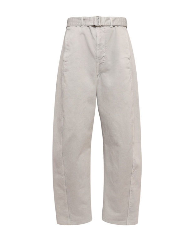 Snowy blue-gray Twisted Belted Pants Snowy blue-gray Twisted Belted Pants