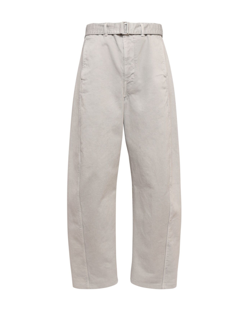 Snowy blue-gray Twisted Belted Pants Snowy blue-gray Twisted Belted Pants