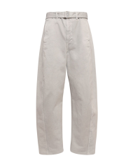 Pantalon à Ceinture torsadée bleu-gris neigeux