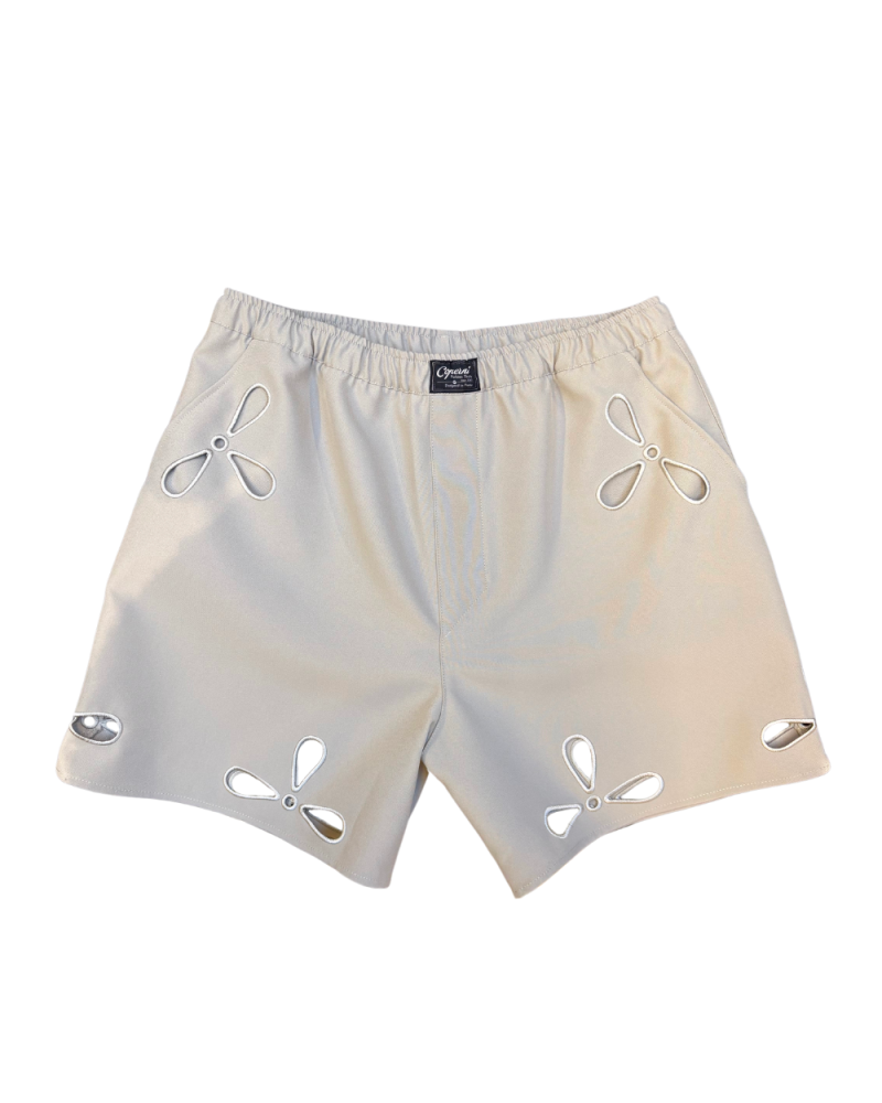 Short à découpes Pétales beige Short à découpes Pétales beige