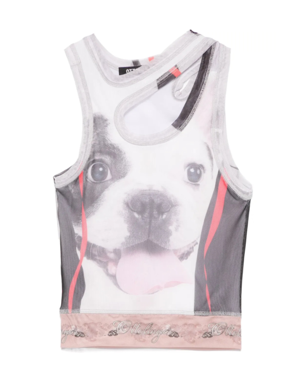 Débardeur en maille Bouledogue Débardeur en maille Bouledogue