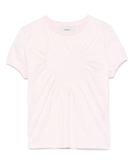 T-shirt Coeur froncé rose T-shirt Coeur froncé rose
