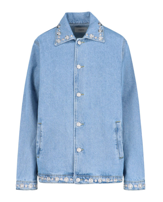 Veste en Jean cloutée bleu Veste en Jean cloutée bleu