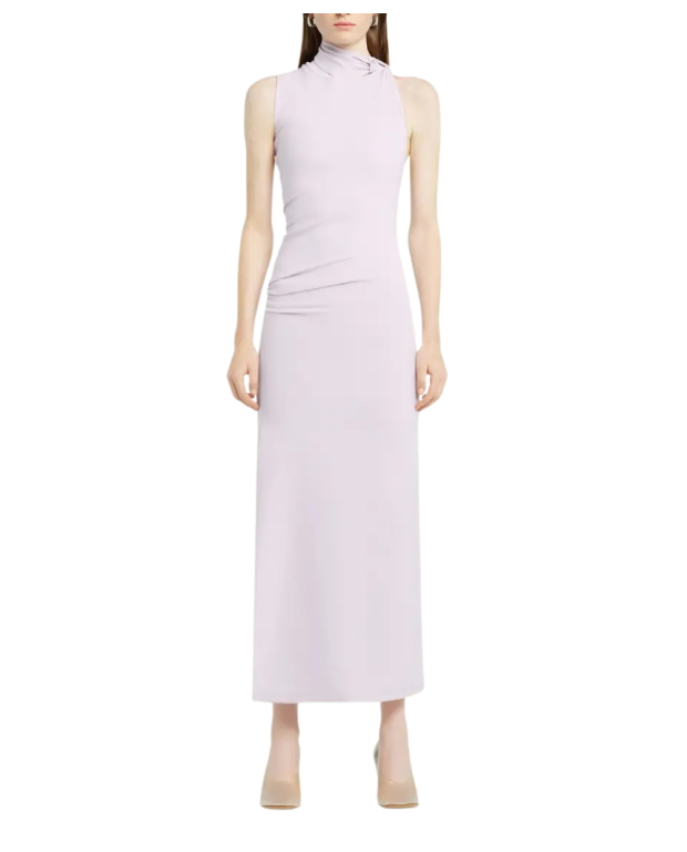 Draped Long Dress salt pink Draped Long Dress salt pink