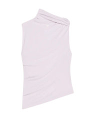 Top Drapée en jersey sel rose Top Drapée en jersey sel rose