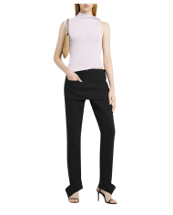 Top Drapée en jersey sel rose Top Drapée en jersey sel rose