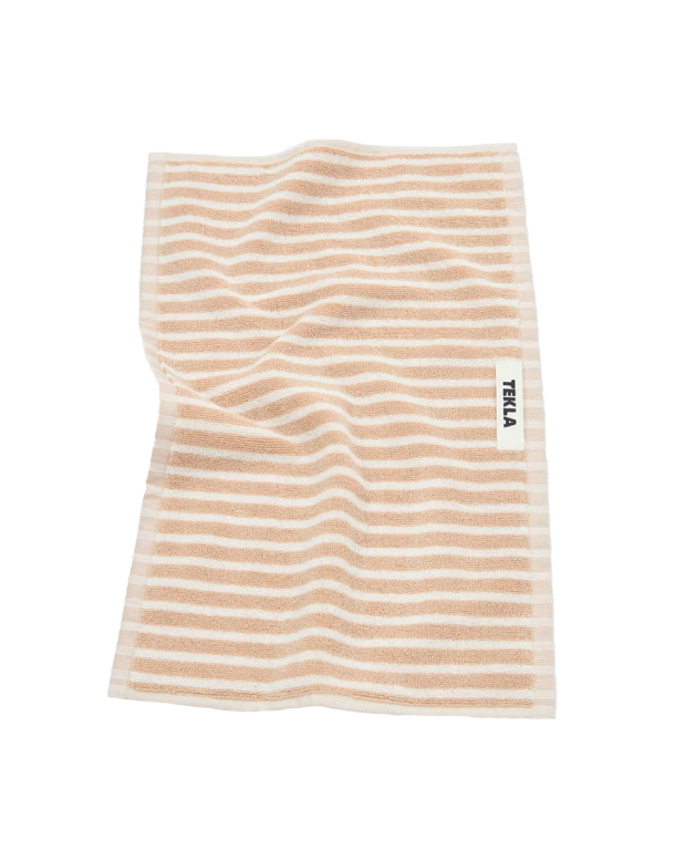 Ivory striped Hand Towel
