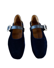 Ballerine Bukkle bleu foncé