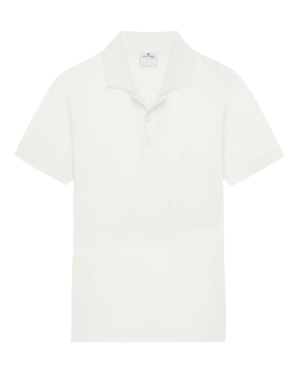 Polo AC Piqué naturel/beige