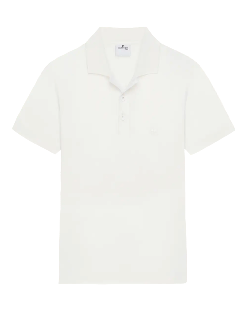 Polo AC Piqué naturel/beige