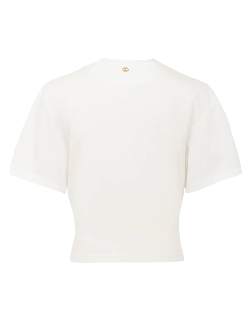 T-shirt Ornement métallique blanc T-shirt Ornement métallique blanc
