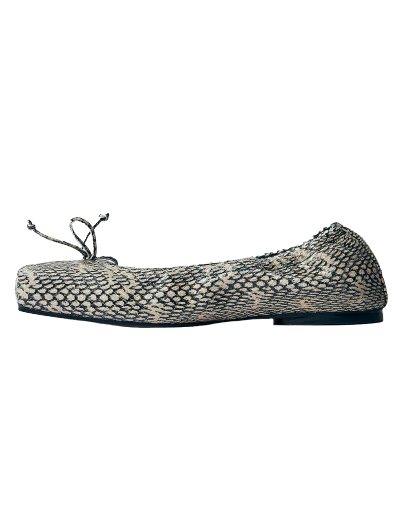 Les Ballerines Plates Ballet beige