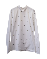 Blouse brodée blanc Blouse brodée blanc