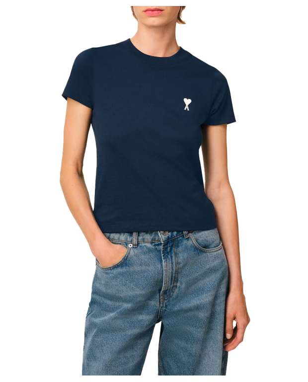 T-shirt Ami de Coeur en coton bleu nuit T-shirt Ami de Coeur en coton bleu nuit