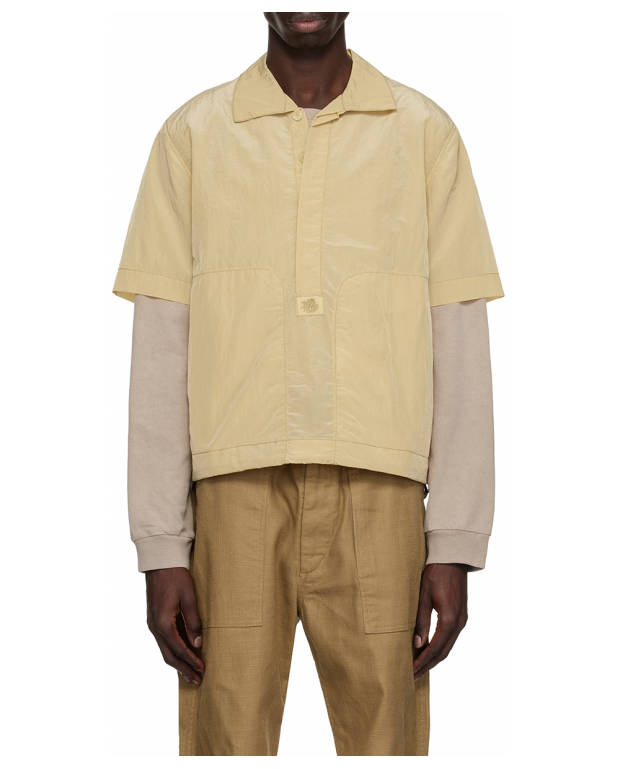 Foreger Polo in nylon gloss putty