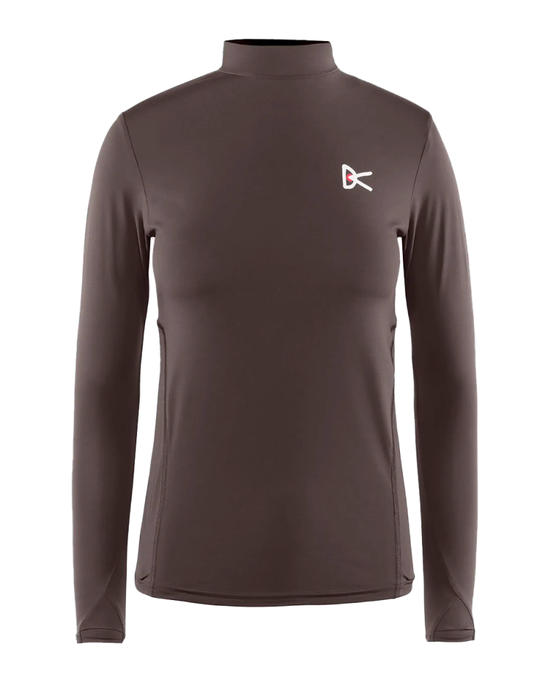 Stand-up collar long-sleeved T-shirt earth Stand-up collar long-sleeved T-shirt earth