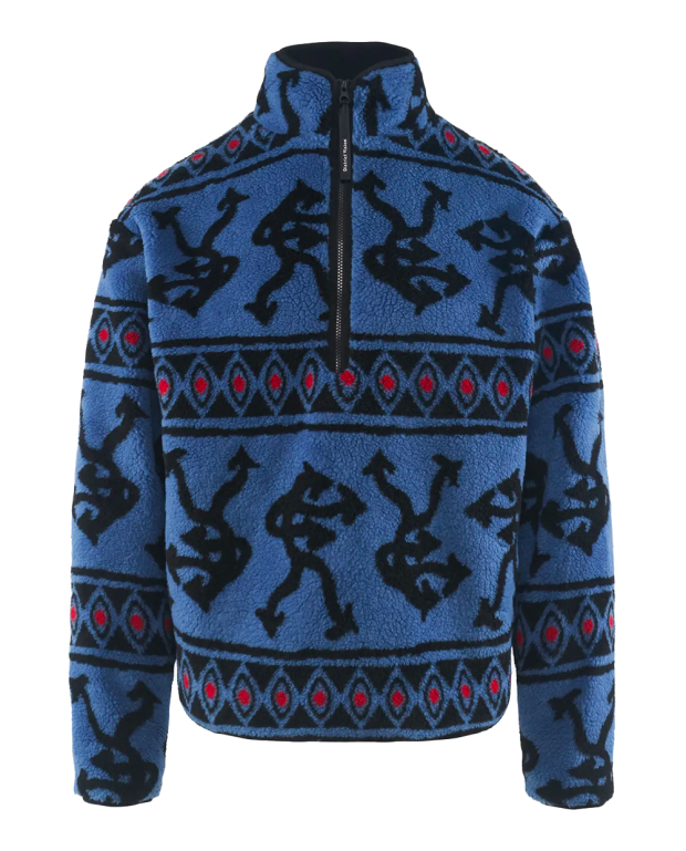Blue arrow Trucker Fleece