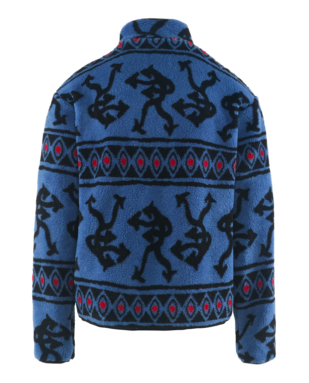 Blue arrow Trucker Fleece