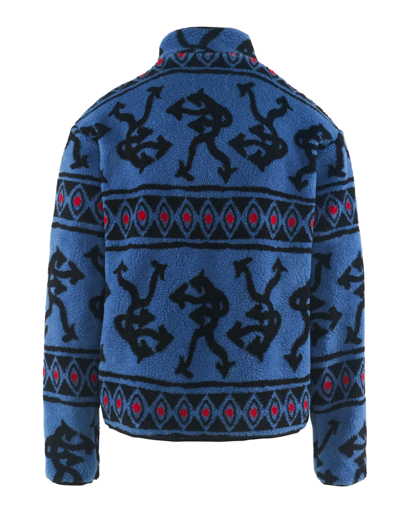 Blue arrow Trucker Fleece