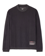 Sweatshirt col rond Molécules gris foncé Sweatshirt col rond Molécules gris foncé
