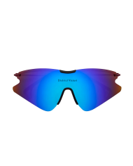 Lunettes de soleil Kohei Aero Blade Oxblood/D+ miroir bleu Lunettes de soleil Kohei Aero Blade Oxblood/D+ miroir bleu