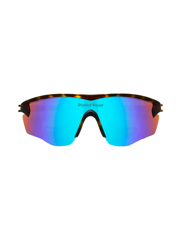 Lunettes de soleil Junya Racer Tortue/D+ Miroir Bleu Lunettes de soleil Junya Racer Tortue/D+ Miroir Bleu