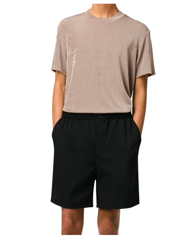 Short en Sergé noir Short en Sergé noir