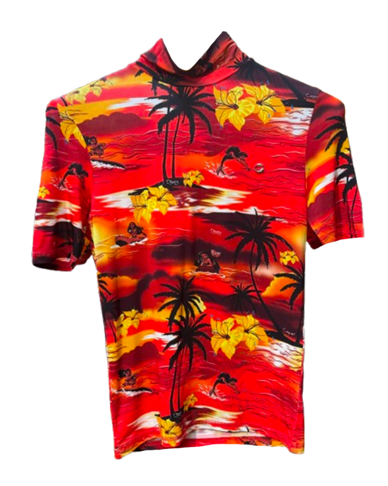 x Disney Top tropical red print x Disney Top tropical red print