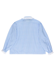 Jane gingham Blouse light blue Jane gingham Blouse light blue