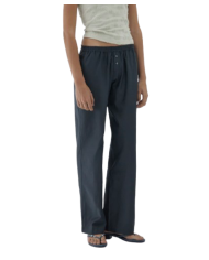 Pantalon en coton Limone gris foncé