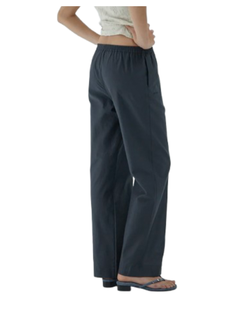 Pantalon en coton Limone gris foncé
