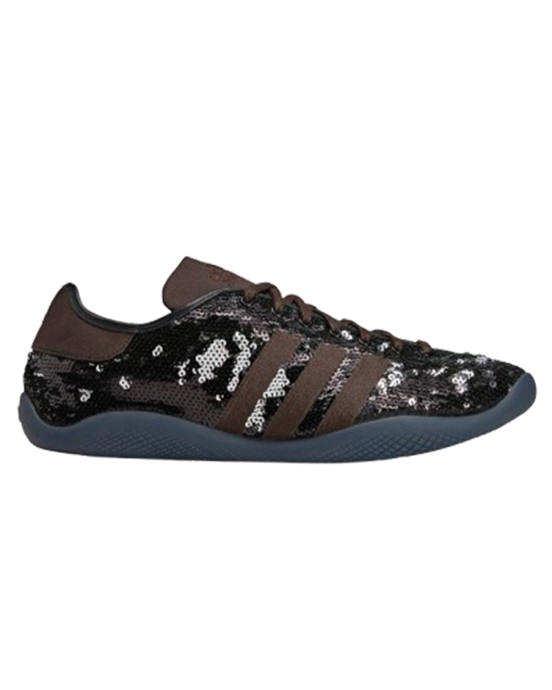 x Wales Bonner Karintha sequin core black/ silver met/ dark brown