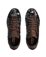 x Wales Bonner Karintha sequin core black/ silver met/ dark brown