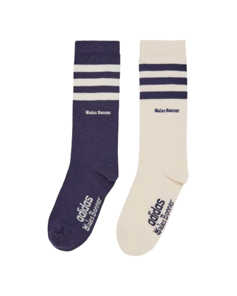 x Wales Bonner Chaussettes S3 navy/blanc x Wales Bonner Chaussettes S3 navy/blanc