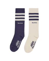 x Wales Bonner Chaussettes S3 navy/blanc x Wales Bonner Chaussettes S3 navy/blanc