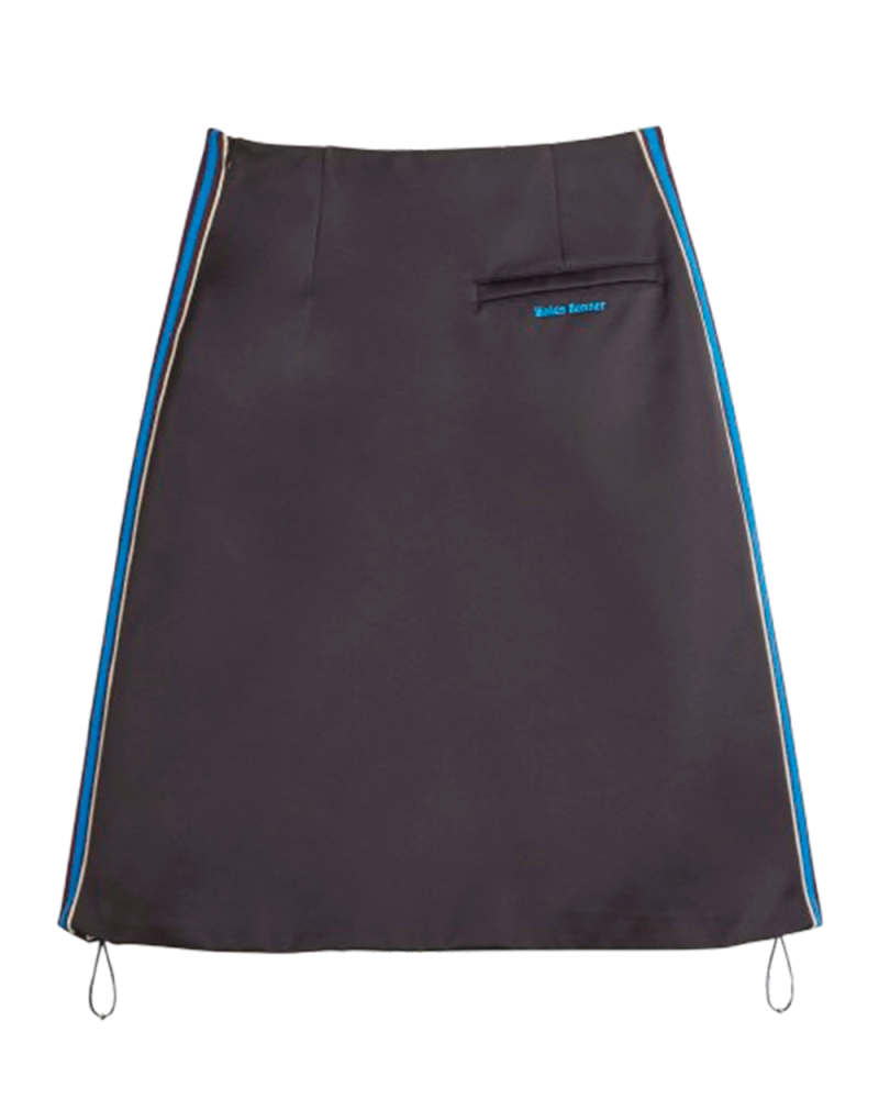 x Wales Bonner satin Skirt black