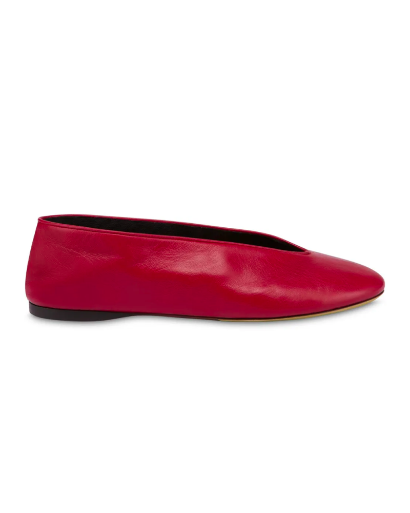 Red Nappa Ballerinas Red Nappa Ballerinas