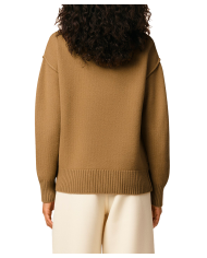 ADC wool Cardigan camel/black ADC wool Cardigan camel/black