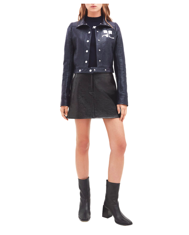 Veste Réédition en vinyle navy Veste Réédition en vinyle navy